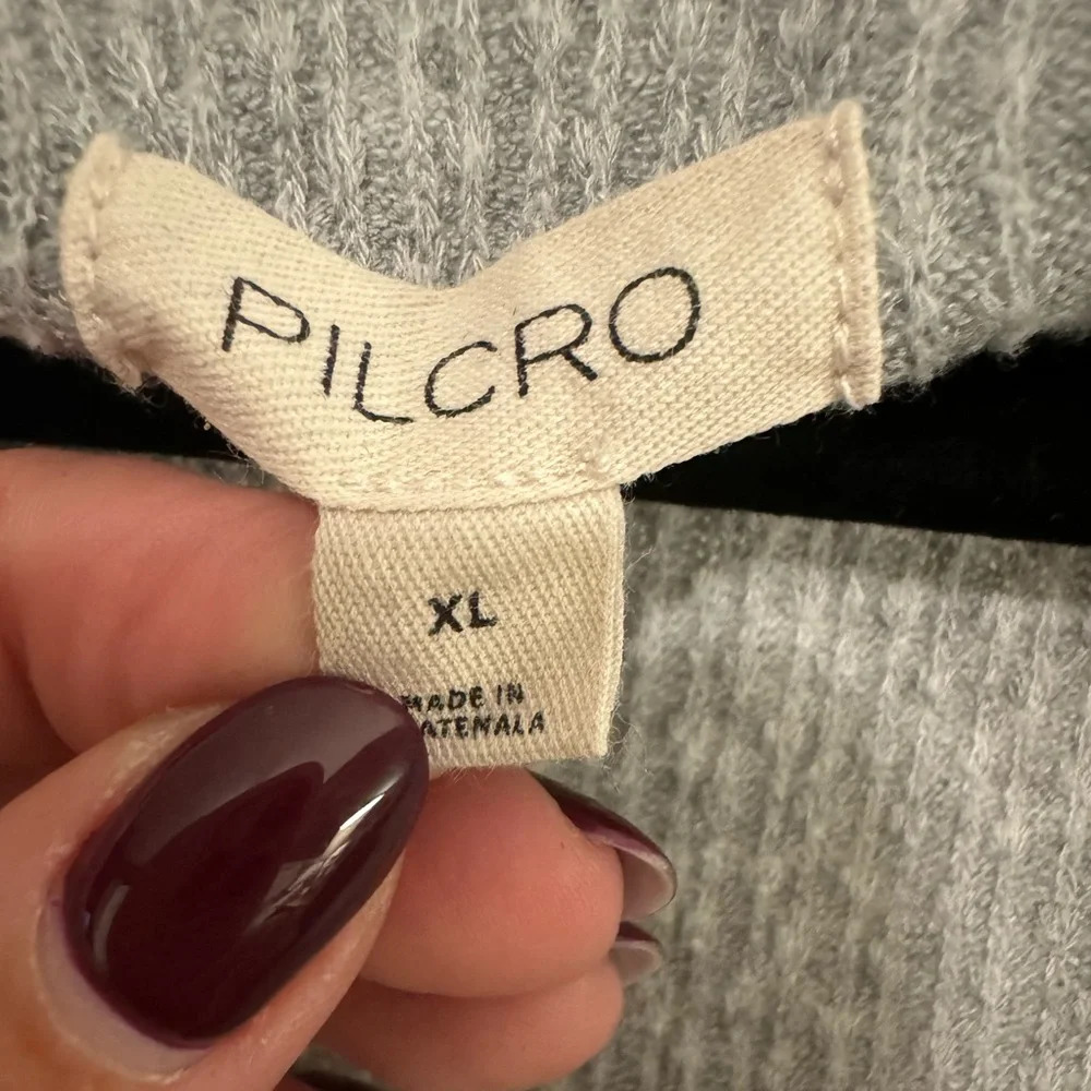Anthropologie Pilcro Long-Sleeve Pointelle Scoop Tree - XL - Picture 9 of 9